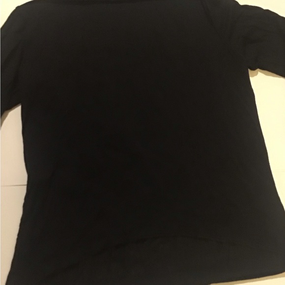 Les possedes face /word graphic glitter French vintage top w snap sleeves - Picture 5 of 11